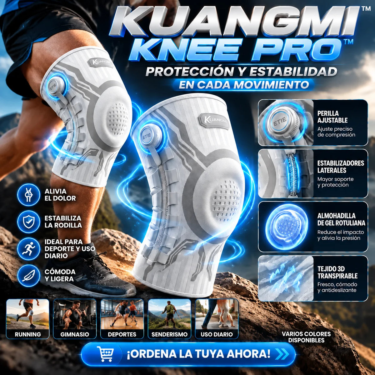 Rodillera Ortopédica Deportiva
